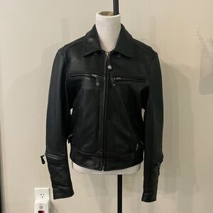 Xpert Performance Gear Heavy Duty Leather Women's Motorcycle Jacket. M